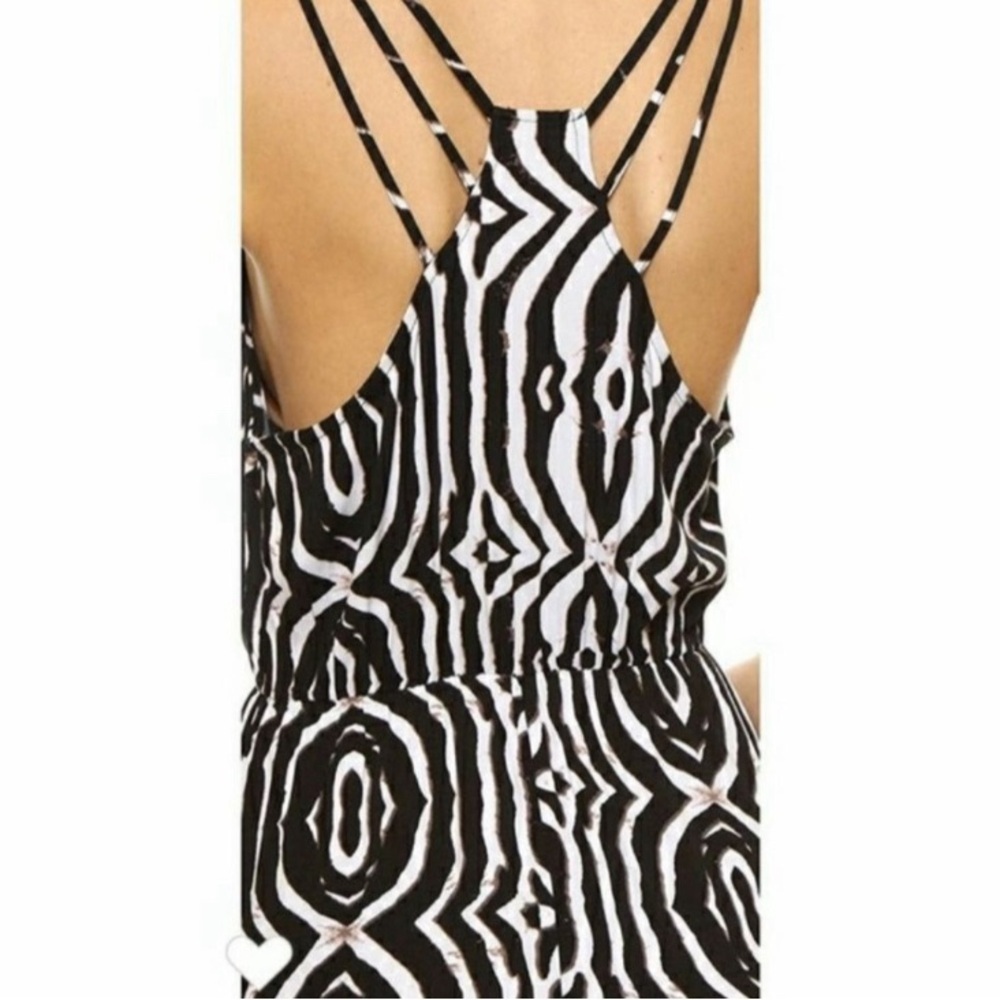 BB Dakota Black & White Tie Dye Maxi Dress, S - Picture 3 of 3